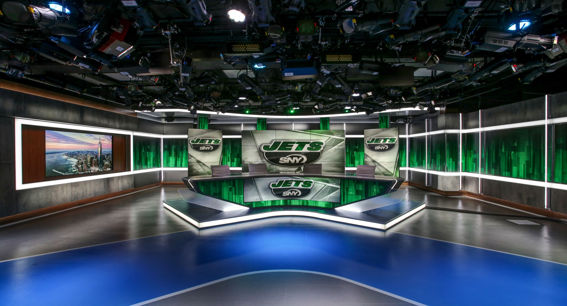 SportsNet New York studio set -- Jets
